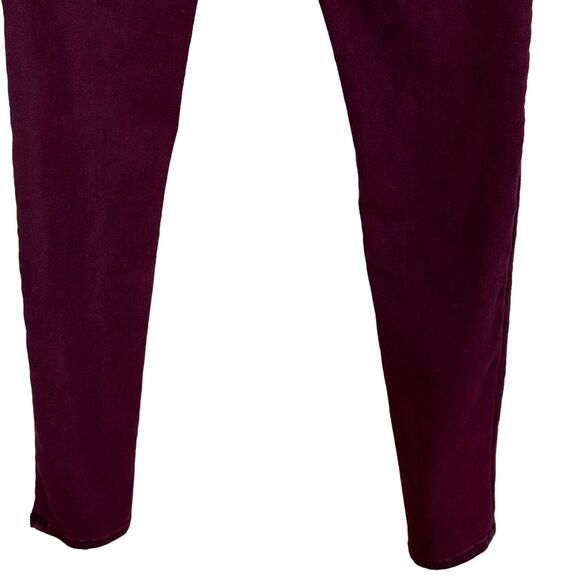 Just Black SZ 26 Skinny Jeggings Jeans Mid-Rise Stretch Zip-Fly Purple Wash - Picture 6 of 9